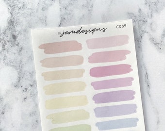 Paint Swatches Stickers - Etsy