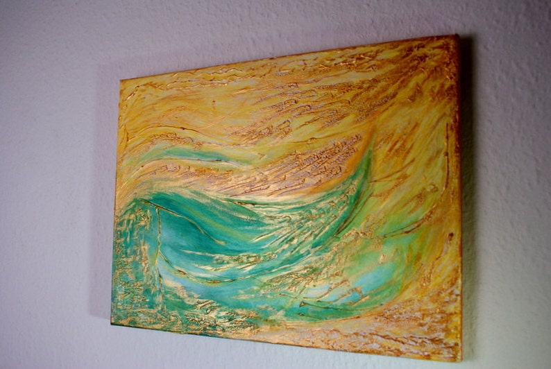 Acrylbilder Gold Abstrakt: Entdecke die Magie des Goldenen!