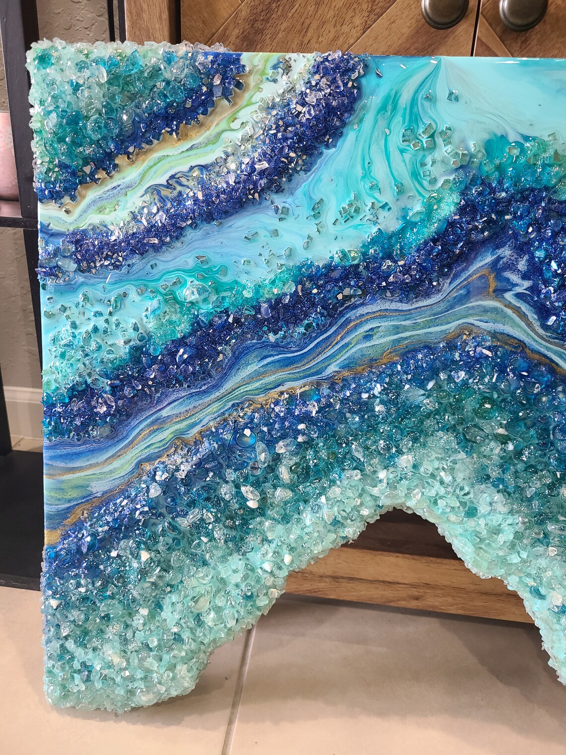 Geode Resin Art, Geode Wall Art, Resin Art, Resin Wall Art, Geode Home