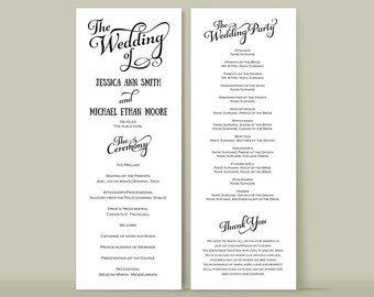 diy wedding programs templates bacaedefbad free wedding templates