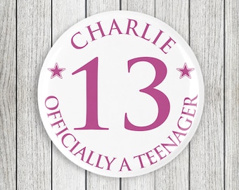 Official Teenager Birthday Badge 58mm (2024)