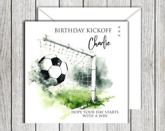 Football Birthday Card