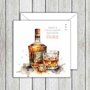 Have A Dram Good Birthday Card