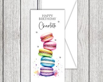 Happy Birthday Macaron Birthday Card