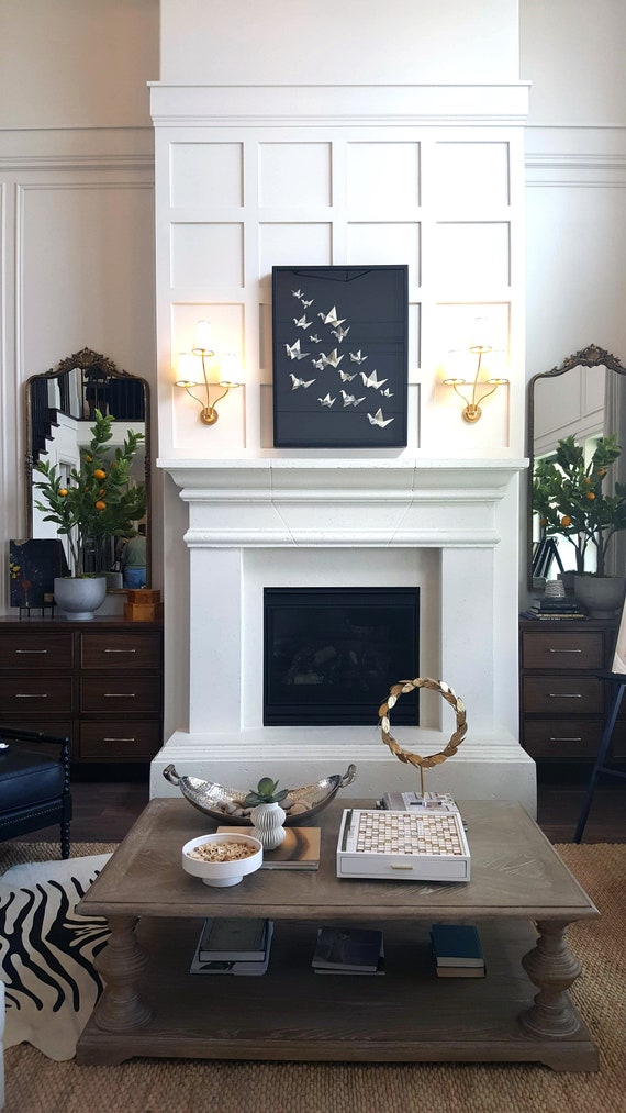 Dayton Stone Fireplace Mantel Etsy