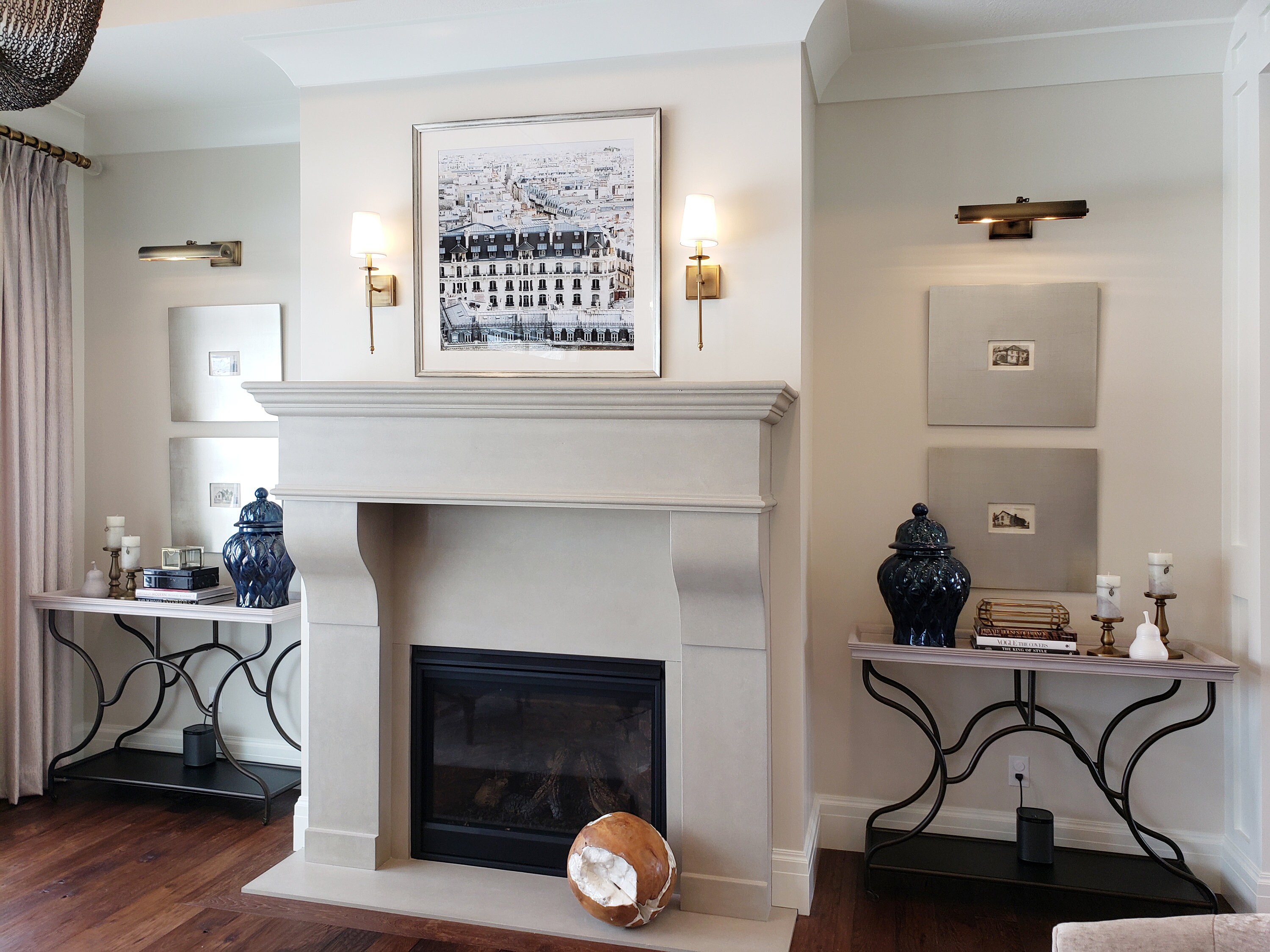 Duncan Stone Fireplace Mantel