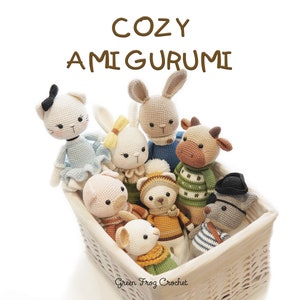 Amigurumi ebook COZY AMIGURUMI Ebook English PDF patterns for 8 adorable and cozy animals