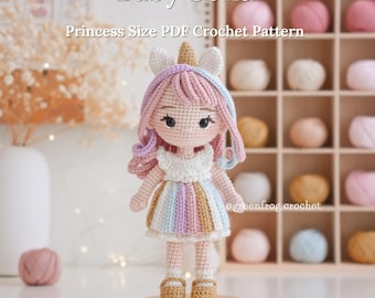 Princess size: Baby Sofia Crochet Doll Pattern