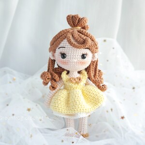 Amigurumi pattern crochet doll pattern Beauty PDF in EnglishUS terms Español PortuguêsBR Deutsche Français. image 3