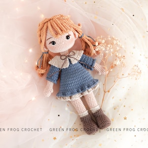 Muñeca Jinny patrón amigurumi muñeca PDF patrón crochet