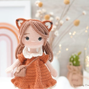 Amigurumi pattern doll crochet for Mia doll PDF pattern image 6