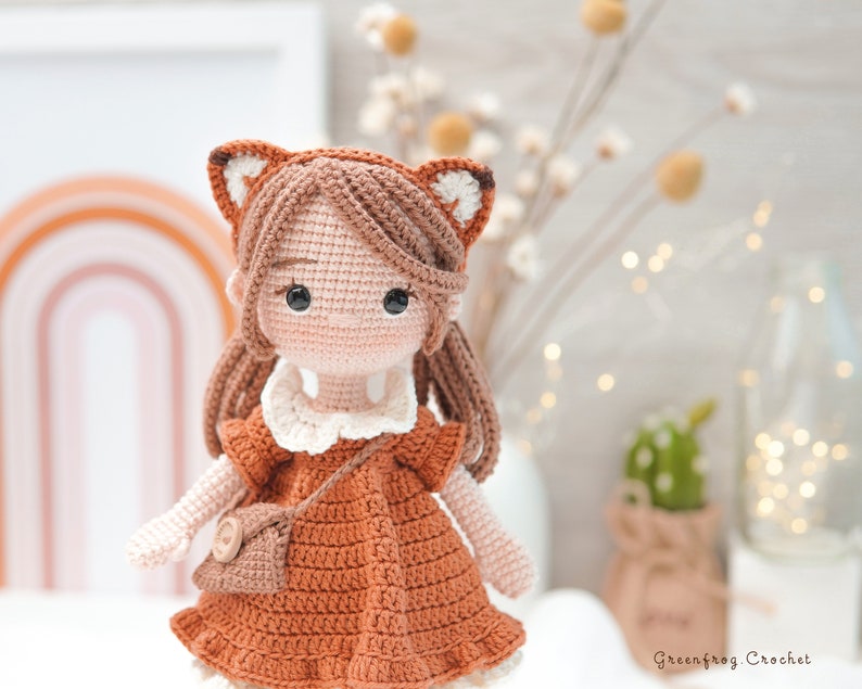 Amigurumi pattern doll crochet for Mia doll PDF pattern image 6