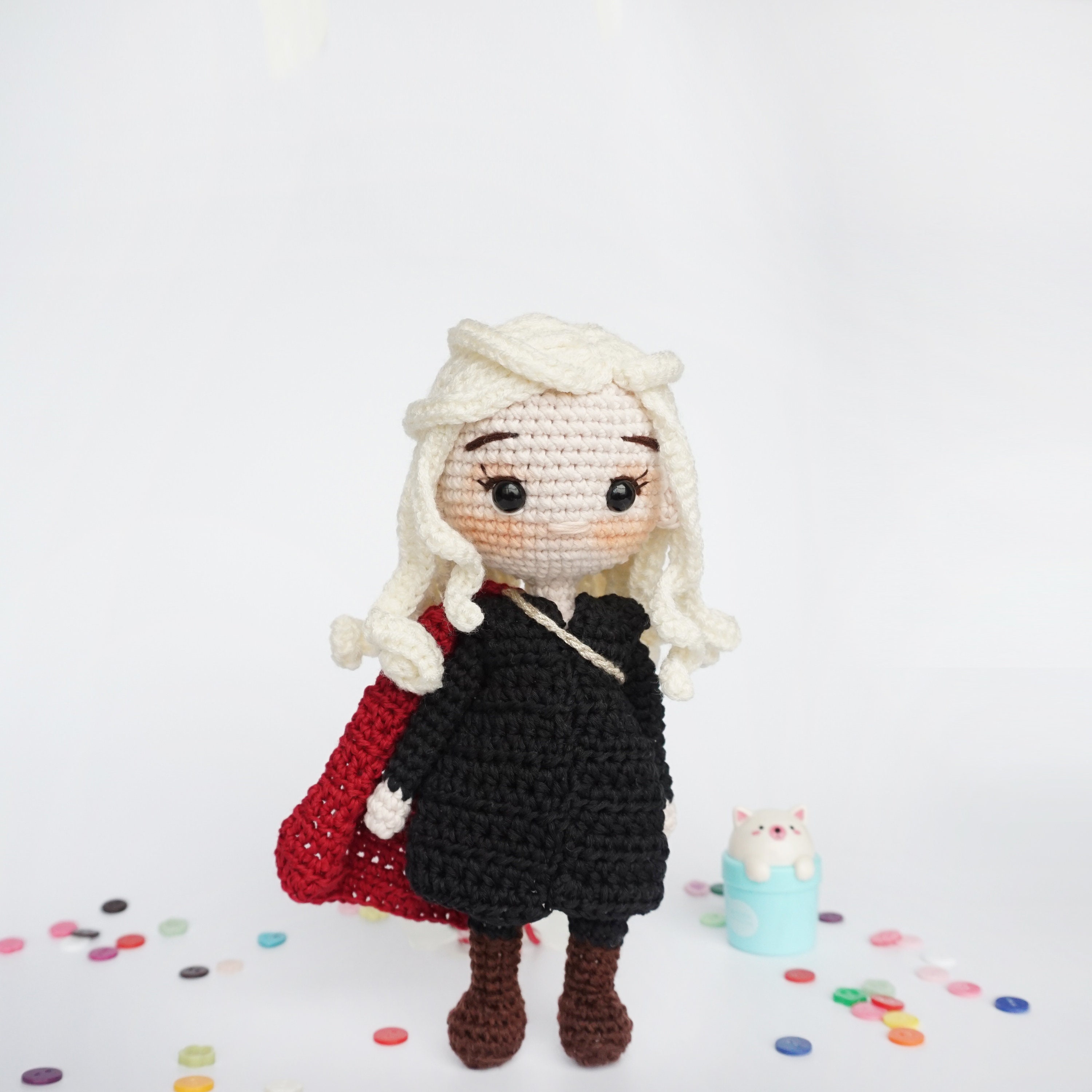 Amigurumi Pattern Crochet Doll Pattern Medieval Doll Queen Of Etsy India