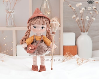 Amigurumi-Häkelanleitung für die Hazel-Puppe (PDF-Anleitung)