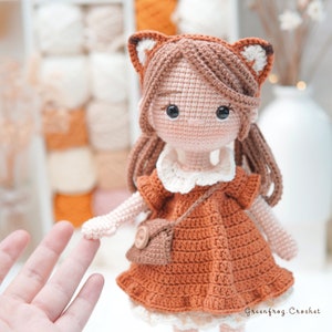 Amigurumi pattern doll crochet for Mia doll PDF pattern image 3