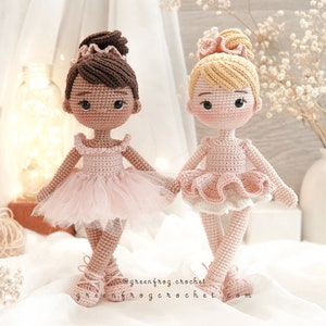 Doll Ballerina amigurumi pattern doll crochet PDF pattern image 4