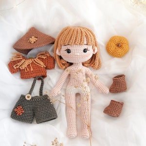 Amigurumi pattern doll crochet for Sami doll PDF pattern image 4