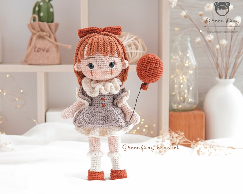 Amigurumi pattern doll crochet for Halloween bundle doll PDF pattern image 5