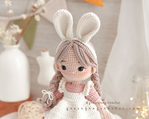 Patron amigurumi muneca crochet para muneca Rosie Patron PDF Etsy Espana