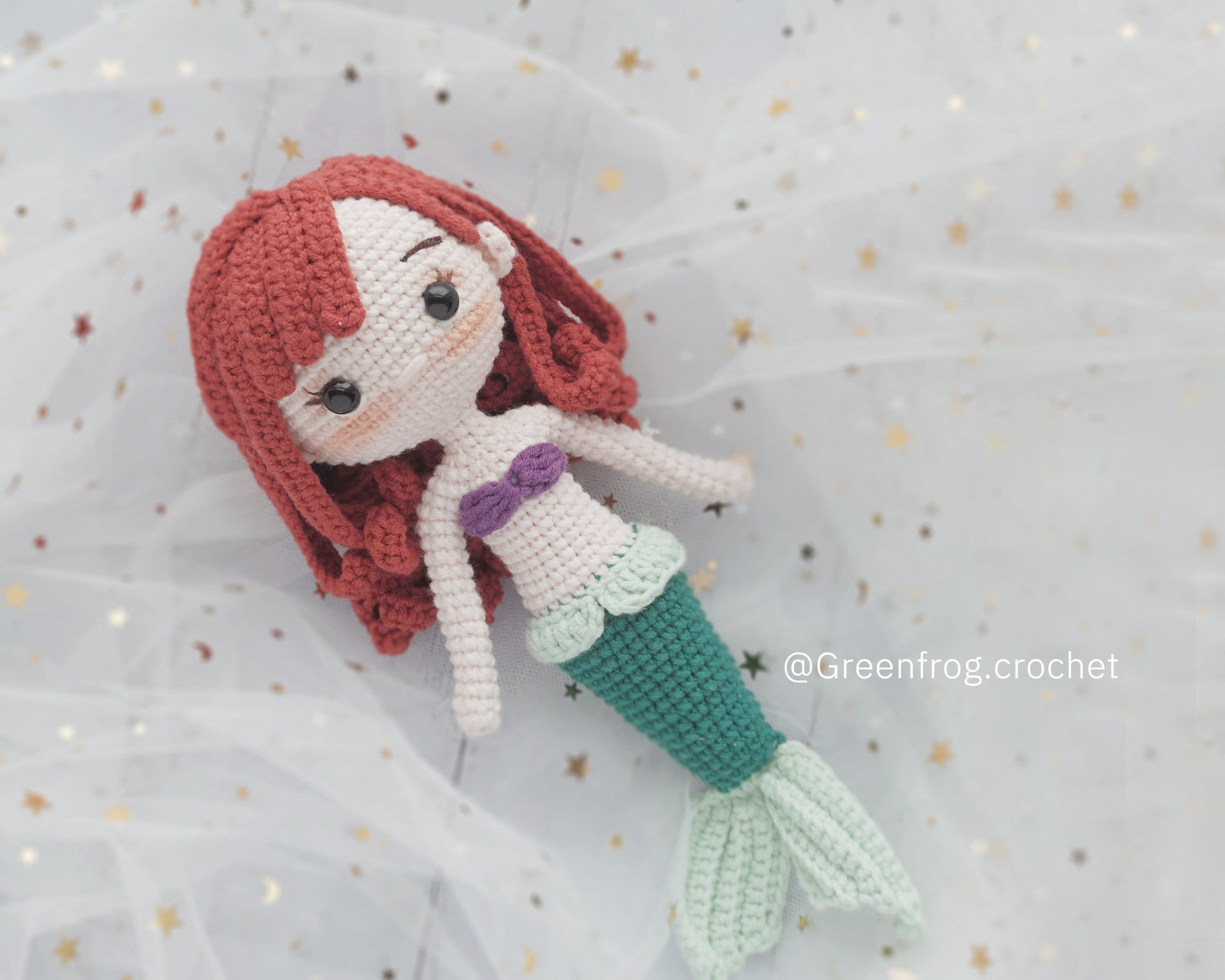 How to crochet a mermaid tail for dolls (portuguese/spanish) 