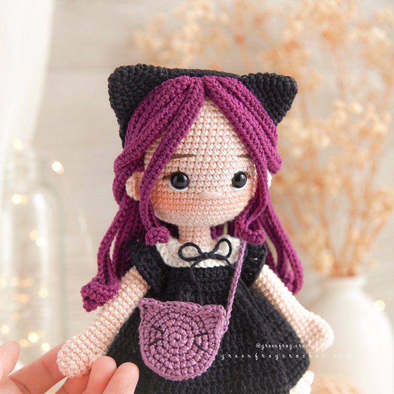 Doll Katy amigurumi pattern doll crochet PDF pattern image 6