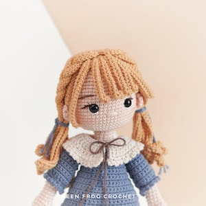 Doll Jinny amigurumi pattern doll crochet PDF pattern image 5