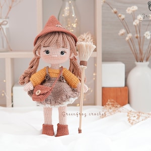 Amigurumi pattern doll crochet for Halloween bundle doll PDF pattern image 4