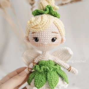 Crochet amigurumi pattern doll for Fairy Tink PDF in English US terms Español PortuguêsBR Deutsche Français image 4