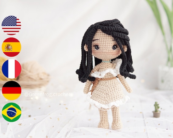 princess crochet doll tribeswoman