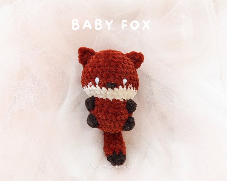 Lot de 7 bébés animaux, modèles au crochet amigurumi sans couture, modèles rapides et faciles image 7