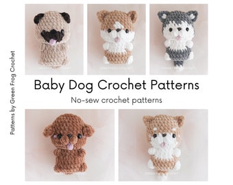 Bundle 5 in 1: No-sew Baby Dog patterns