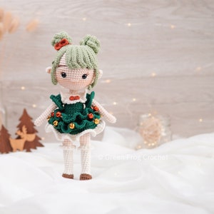 Amigurumi pattern crochet doll pattern Christmas Tree Elf