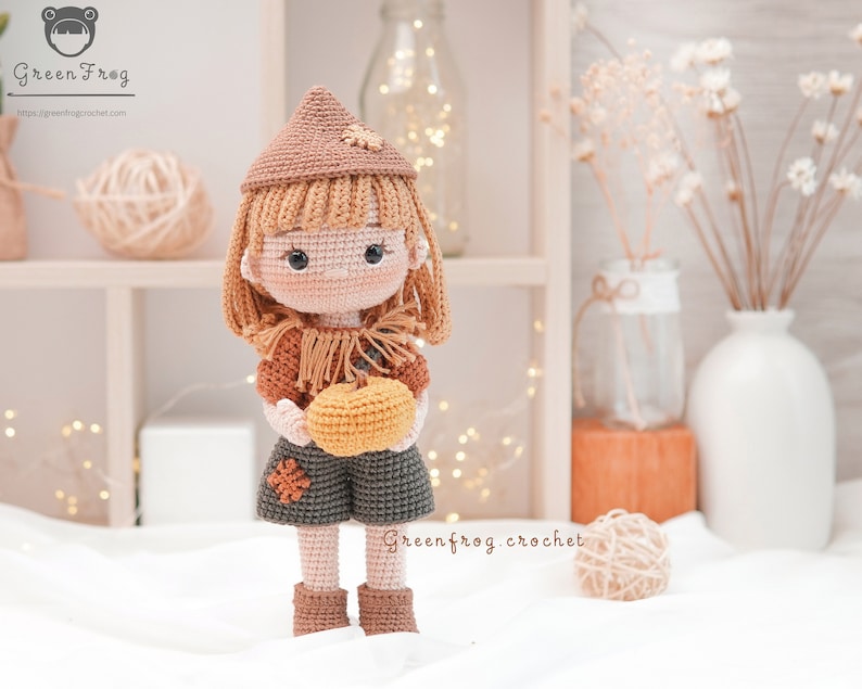 Amigurumi pattern doll crochet for Halloween bundle doll PDF pattern image 6