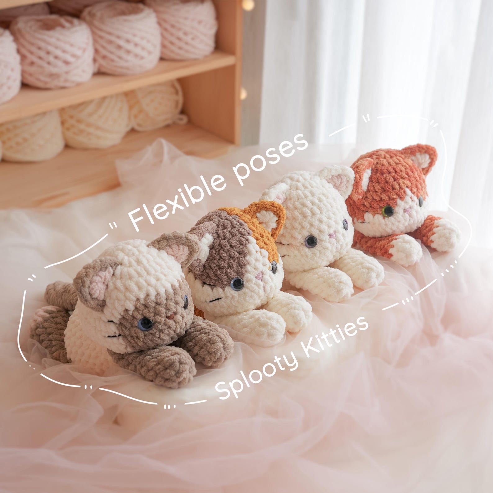 Splooty Kitties Amigurumi