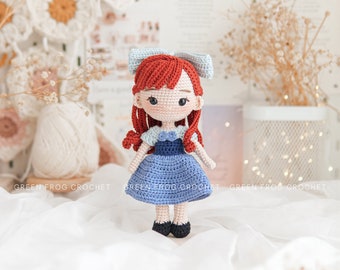 Crochet Pattern Amigurumi Doll Human Mermaid pdf  English (US terms) princess crochet pattern