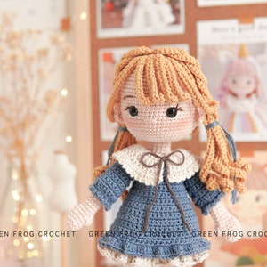 Doll Jinny amigurumi pattern doll crochet PDF pattern image 3