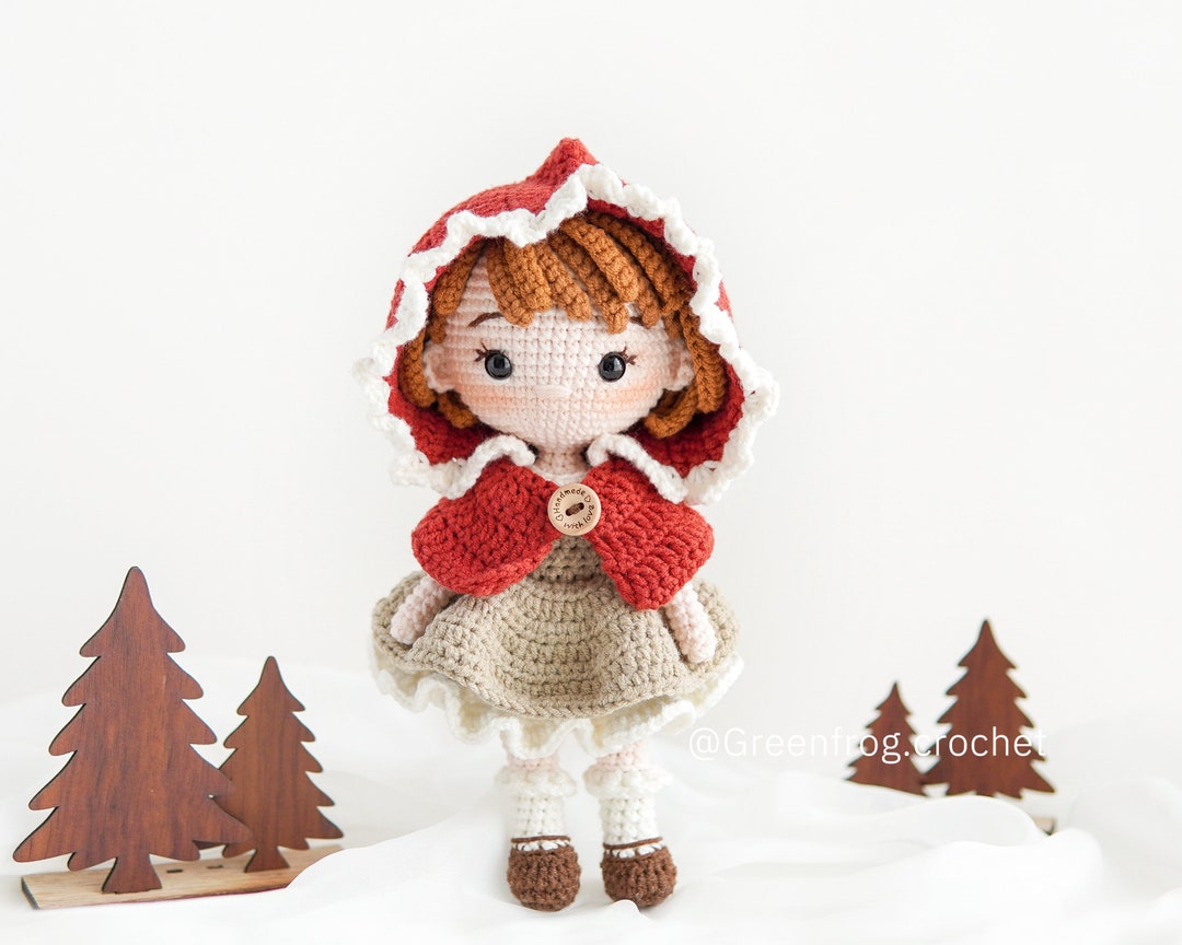 Amigurumi Pattern Doll Crochet for Little Red Riding Hood PDF 