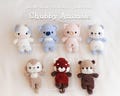 Chubby Baby Animals, low sew crochet patterns, bundle 7 in 1 amigurumi crochet pattern product logo
