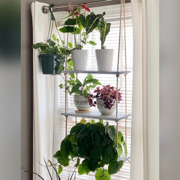 3 Tier Hanging Plant Shelf