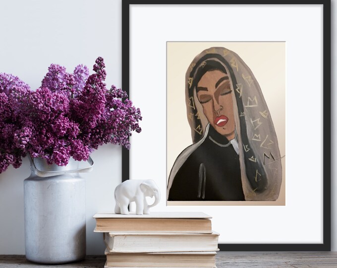 Hijabi- art print