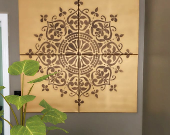 Mandala Wall Canvas Set- You Pick Any 2 Colors