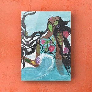 Mother Earth pre-drawn canvas paint party kit