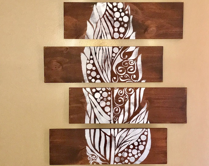 Light as a feather 6-piece wood panel set