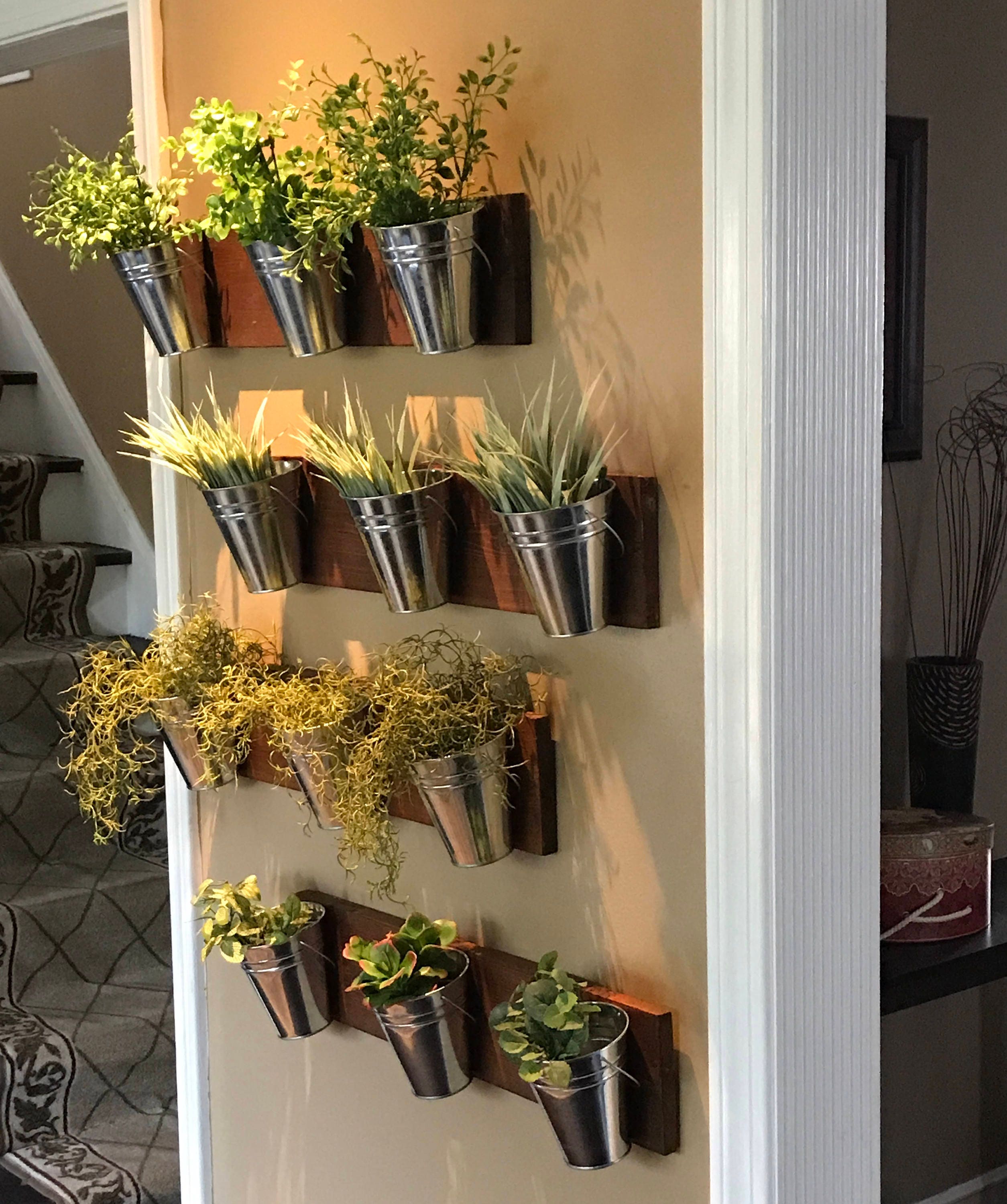 Wall mounted planters indoor discount