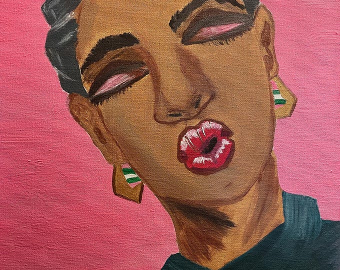Mwah- Pre drawn canvas paint party kit