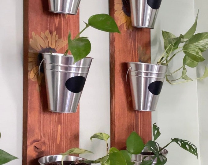 Indoor Wall Planter Sunflowers