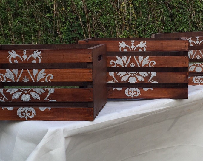 Henna Tattoo Pallet Storage Crate