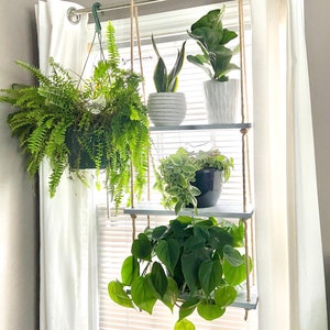 3 Tier Hanging Plant Shelf - Etsy
