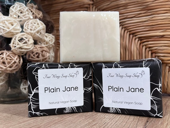 Plain Jane Natural Vegan Soap Castor Oil Soap Mango Butter Soap