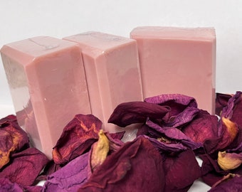 Rose Garden Soap - Rose Clay Soap - Vegan Soap - Plant based soap - Handmade Soap -  Gift for Her